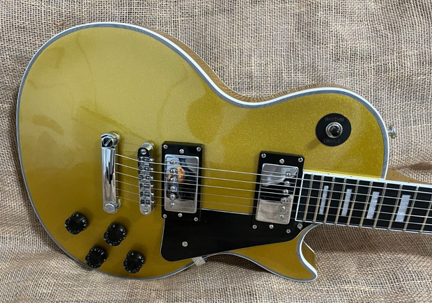 Jacobs LP Style Gold Flake Top Electric Guitar/&nbsp; USA/