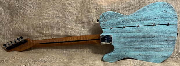 Jacobs Guitars Tele Style. Hand made in the USA Barncaster 200 year old wood
