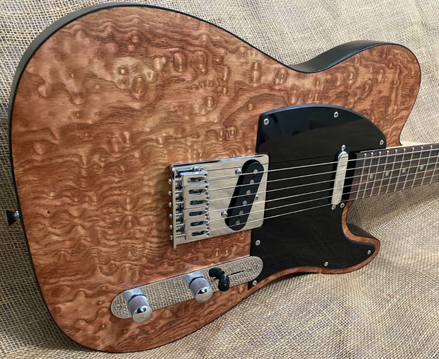 Jacobs Tele Style Curly Maple Electric Guitar/ Handcrafted in the USA/          SOLD