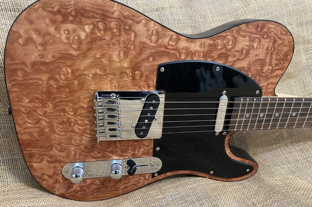 Jacobs Tele Style Curly Maple Electric Guitar/ Handcrafted in the USA/          SOLD