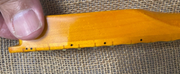 Jacobs Guitars Strat Replacement Neck Full scalloped 24 Frets. / Yellow Nitro Finish